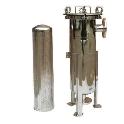 bag filter tunggal jenis flange perumahan