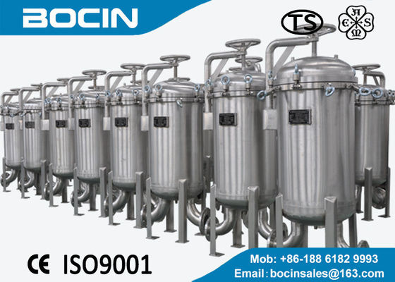سریع باز کردن صنعتی کیسه فیلتر مایع چند کیسه و کیسه فیلتر