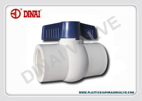 พีวีซีบอลวาล์วพลาสติกสำหรับน้ำ 1/2 &quot;ถึง 4&quot;, DIN / ANSI / JIS / BS