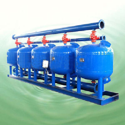 Shallow sand filter