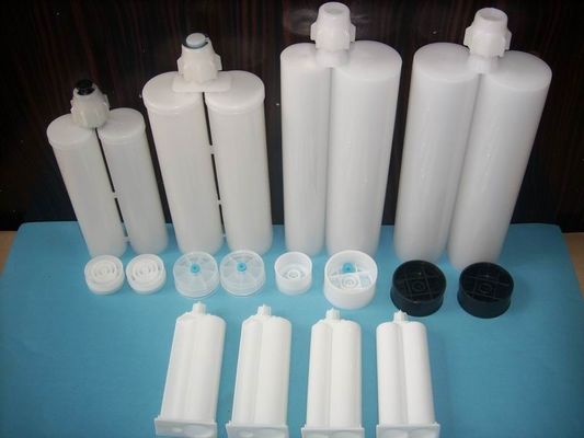 50ml 10/1 cartouche composante en plastique de Pbt double pour la résine de colle époxyde