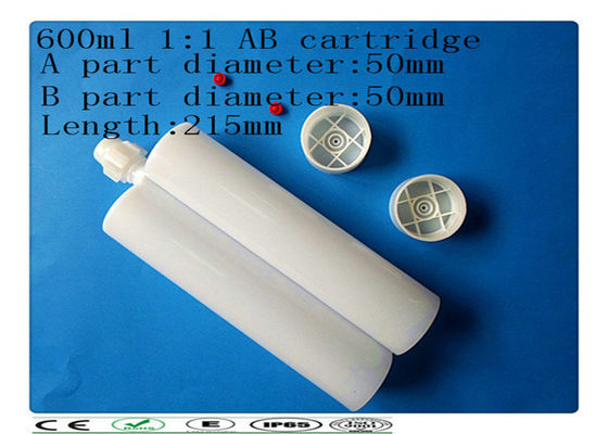 Dozowania 600ml Podwójna kaseta, Plastic AB Klej Cartridge