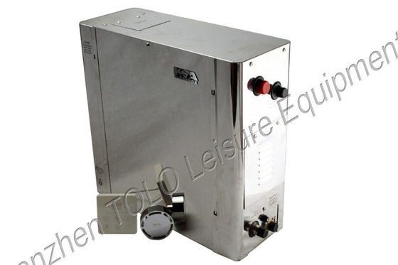 3 เฟส 400V ห้องอบไอน้ำเครื่องกำเนิดไฟฟ้า 16kw ด้วยกันน้ำแผงควบคุมรถยนต์ฟลัชชิงในระหว่างท่อระบายน้ำ