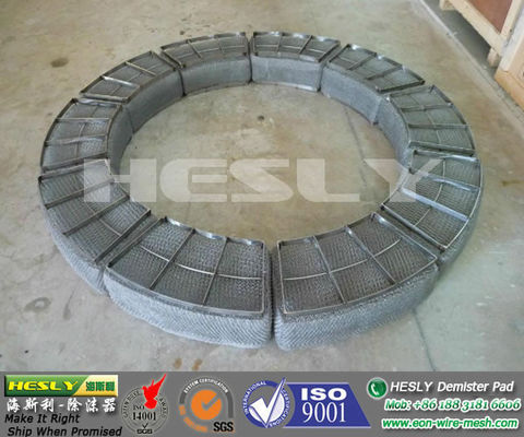 DEMISTER Pad, น้ำมันหมอกกำจัดกรองแยก Mist Separator