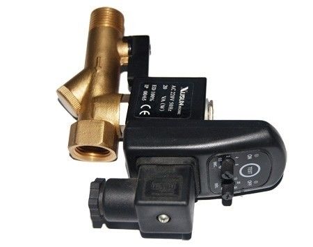 Zamanlayıcı 2 Pozisyon 2 Yollu 220V ile 1/2 inç Elektrikli Hava Kompresörü Otomatik Tahliye Vanası