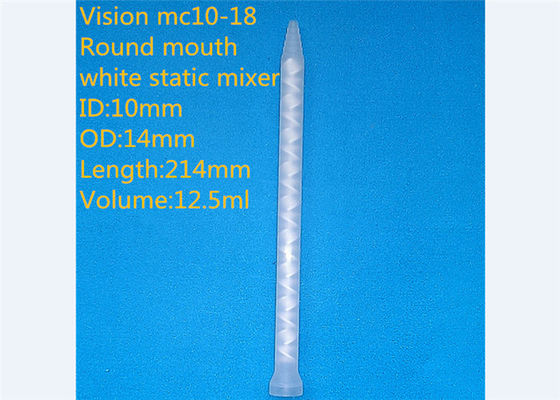 Vmc10-18 esquadram Pp/o bocal estático misturador de Pom para a colagem de mistura